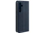 Avizar, Samsung S24 / S25 Flip Cover Portafoglio Con Scomparti E Funzione Stand, Blu Scuro