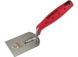 Frattazzo Da Stuccatore Larghezza 40 Mm Completamente Saldato, Acciaio Inox Con Manico In Legno Acciaio Inox