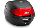 Bauletto Monolock Givi E300N2B Nero Rosso 30L