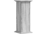 Vidaxl Supporto Per Piante Grigio Sonoma 33X33X80 Cm Materiale A Base Di Legno