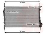 Van Wezel 18002337 - Oe 1216262 Radiatore, Raffreddamento Motore Per Mondeo Iii