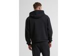 Felpa Con Cappuccio Urban Classics Fluffy Zip Da Uomo, Nero - Xxl