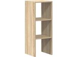Vidaxl Libreria Impilabile Rovere Sonoma 30X30X80 Cm Materiale A Base Di Legno