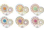 Set Di Stoviglie Excelsa 18 Pezzi In Porcellana Colorata Arles