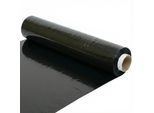 Campalo Pellicola Estensibile Nera 50Cm X 300M, 2Kg, 23 Micron - Rotolo Plastica Per Imballaggio Pallet E Mobili - Film Industriale Extra Resistente