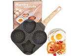 Padella Per Uova E Pancake 4 Disegni Antiaderente (Antiaderente)