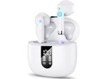 Wireless Bluetooth 5.3 In Ear Con Microfono CVC8.0, 40H Cancellazione Del Rumore Auricolari Con 14,2 Millimetri Stereo, 2023 Nuovo Con IP7 Impermeabile
