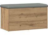 Vidaxl Panca Portaoggetti Rovere Artigianale 82 X 42 X 45 Cm Materiale A Base Di Legno