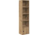 Vidaxl Libreria Artisan In Rovere 31X24X127 Cm Materiale A Base Di Legno