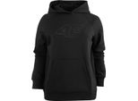 Felpa Con Cappuccio Da Donna 4F Nera Xs - Comoda Ed Elegante