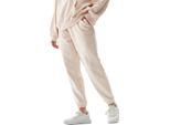Pantaloni Da Allenamento Da Donna 4F In Rosa Cipria Con Logo Discreto, Taglia Xxl