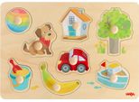Haba Giocattolo Unisex Da Afferrare Puzzle Da Afferrare Prime Parole - Prime Parole - Taglia Unica