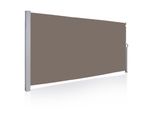 Aopunly Tenda Da Sole Laterale 160X300Cm Schermo Privacy Estensibile Opaco Protezione Solare Tenda Da Sole Balcone Terrazza Giardino Laterale Tenda A Rullo Frangivento Marrone
