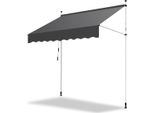 Tenda Da Sole A Pinza Aopunly Tenda Da Sole Balcone Resistente Ai Raggi Uv Impermeabile Grigio 350Cm