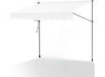 Tenda Da Sole Aopunly 150X120 Cm Tenda Da Sole Per Balcone Regolabile In Altezza Con Manovella Protezione Solare Senza Forature Per Terrazze E Balconi Crema