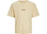 Jack & Jones Mykonos Back Maglietta A Maniche Corte Beige Xl Uomo Beige Xl
