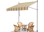 Hengda Tenda Da Sole Tenda Da Balcone Resistente Ai Raggi Uv Impermeabile Giallo Blu 350 Cm