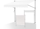 Clanmacy Tenda Da Sole A Morsetto 350X120 Cm Tenda Da Sole Per Balconi Regolabile In Altezza Con Manovella Protezione Solare Senza Foratura Per Terrazze E Balconi Crema