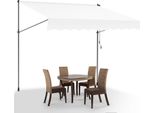 Tenda Da Sole A Morsetto Clanmacy 150X120 Cm Tenda Da Sole Per Balcone Regolabile In Altezza Con Manovella Protezione Solare Senza Forature Per Terrazze E Balconi Crema
