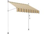 Hengda Tenda Da Sole Tenda Da Balcone Resistente Ai Raggi Uv Impermeabile Giallo Blu 400 Cm