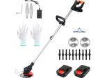 Hengda Tagliabordi Elettrico Con 2X 21V 1500Ma Caricabatteria Batteria Ricaricabile 18 Krpm