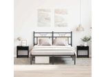 Vidaxl Comodini 2Pz. Look Rovere Nero 40X30X40Cm Materiale A Base Di Legno