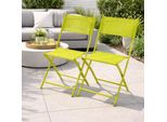 Sedia Pieghevole A 2 Posti Sedia Da Giardino Sedia Da Campeggio Pieghevole Pieghevole Verde Lime