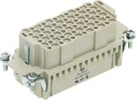 09160723101 Harting Han 72DD Inserto Presa (F) A Crimpare, 72 Pin+Pe 250V, 10A - 1 Pezzo
