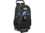 Zaino Scuola Con Ruote Star Wars Rebellion Nero 32 X 44 X 16 Cm