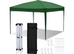 Aopunly Gazebo 3X3M Senza Lati, Gazebo Pieghevole Da Giardino, Protezione Uv, Per Giardino Terrazza Festa Verde