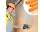 Bettizia 3 Rotoli Di Tessuto Di Rinforzo 160G/M² 4X4Mm Tessuto Per Intonaco Tessuto In Fibra Di Vetro Arancione 150M²