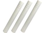 Tolletour 3 Rotoli Di Tessuto Di Rinforzo 160G/M² 4X4Mm Tessuto Per Intonaco Tessuto In Fibra Di Vetro Bianco 150M²