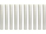 Tolletour 10 Rotoli Di Tessuto Di Armatura 160G/M² 4X4Mm Tessuto Per Intonaco In Fibra Di Vetro Bianco 500M²