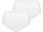 Sloggi Slip Maxi Da Donna, Confezione Da 2 Double Comfort Maxi - Bianco - Taglia 42