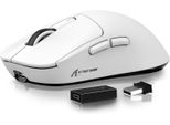 Mouse Da Gioco Superleggero Da 49 G, 4K/8K Hz, Sensore Pixart PAW3395, BT/2.4G Wireless/Cablato, 6 Livelli Dpi Fino A 26.000, Batteria Ricaricabile Da 200 Ore, Design Ergonomico