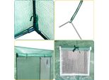 Serra In Telo Bettizia 140 G/M2, Pe Semitrasparente, Impermeabile E Resistente Alle Intemperie, Verde, 200X80X150/169 Cm