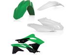 Kit Carene 6 Pezzi Acerbis Modello 2014 Verde/Bianco Per Kawasaki Kx 250 F