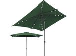 Ombrellone Bettizia 200 X 300 Cm Ombrellone Da Giardino Ombrellone Pieghevole Ombrellone Con Manovella, Verde