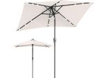 Ombrellone Bettizia 200 X 300 Cm Ombrellone Da Giardino Ombrellone Pieghevole Ombrellone Con Manovella, Beige