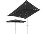 Ombrellone Clanmacy 200 X 300 Cm Ombrellone Da Giardino Ombrellone Pieghevole Ombrellone Con Manovella, Grigio