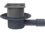 Scarico A Pavimento Hutterer & Lechner HL510N DN40/50 Orizzontale 123X123Mm /115X115Mm