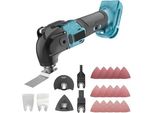 Batteria Utensile Multifunzione Makita 18 V, Senza Spazzole, Oscillazione 22 Accessori, 22000 Giri/Min, Angolo 4°, Taglio, Intaglio, Foratura, Smerigliatura