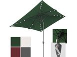 Aopunly Ombrellone Da Giardino 200 X 300 Cm Ombrellone Pieghevole Con Meccanismo A Manovella, Verde