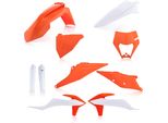 Kit Carene 10 Pezzi Acerbis Modello 2023 Arancio/Bianco Per Ktm