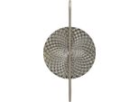Lumino Da Pare Mauro Ferretti Argento E14 28X15X54 Cm Argento