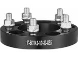 Succebuy Distanziali Ruota 1" 5X4,5"", 5 Adattatori Di Centraggio Ruota Forgiati, Foro 82,5 Mm, Bullone 1/2""-20, Compatibili Con Jeep E Ford, 4 Pezzi Neri"