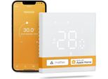Miucda Termostato Intelligente Materia Acqua Riscaldamento A Pavimento Termostato Ambiente Wifi Termostato Digitale Per Il Riscaldamento Compatibile Con Homekit, Alexa, Google