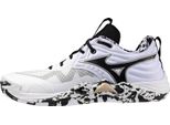 Mizuno Wave Momentum Elite - Bianco/Nero/Oro, Taglia:7