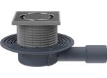 Hutterer & Lechner HL90.2 Scarico Per Balconi E Terrazze. DN40/50 Orizzontale Con Gelo. Gk., 123X123Mm/115X115Mm