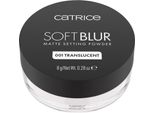 Catrice Soft Blur Matte Setting Powder, Polvere, Traslucida, 001 - Traslucida, 1 Colore/Colore, Opaca, 8 G